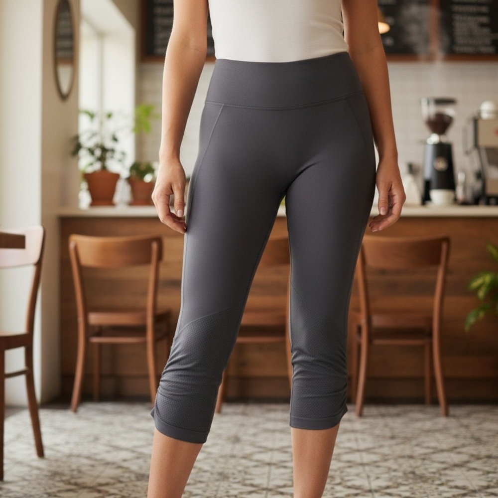 lululemon athletica Nightfall Purple Yoga Capris Pants 💜 - Picture 3 of 11